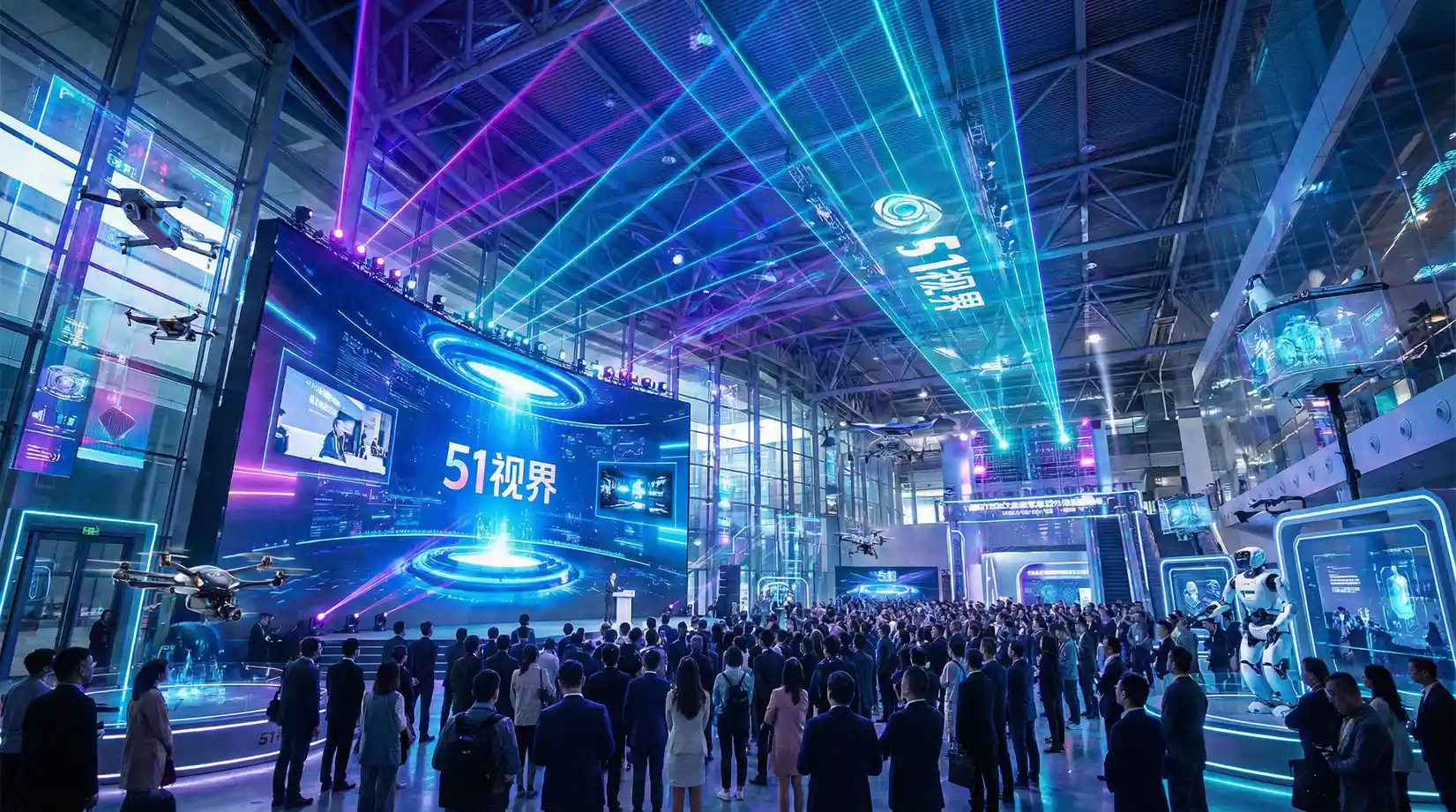 科技展览会现场 - 51暗网 综合报道